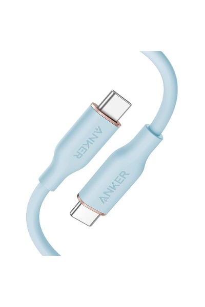 Anker كابل PowerLine III Flow USB-C إلى USB-C للمزامنة والشحن