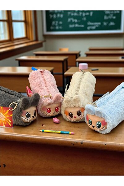 SANALTİCARETİM Labubu Breloc și Suport pentru Pix într-unul, Jucărie de Pluș Model Nou