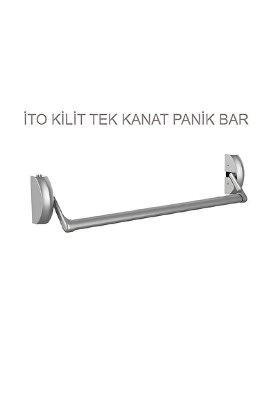 İTO KİLİT PANİK BAR KİLİDİ P220 TEK KANAT GÜMÜŞ