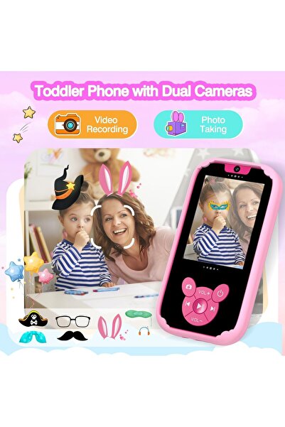 Generic ZONEY Kids Smart Phone, Toddler Kids Camera Phone Toy, Touchscreen Unicorn Learning Toy Phone with E