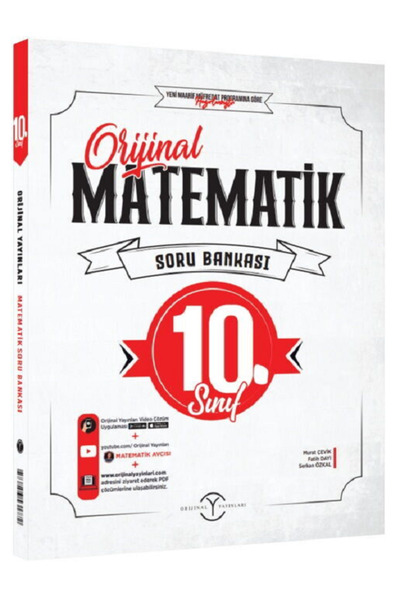 Orijinal Yayınları 10.Sınıf Orjinal Matematik Soru Bankası / Maarif Müfredat ...