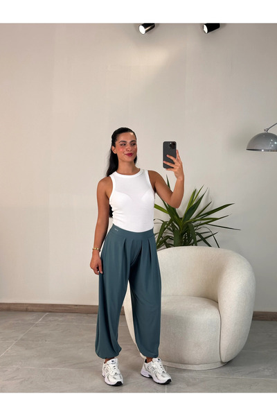 Kyra Studios 2460 Equivalent Modal Fabric Baggy Trousers