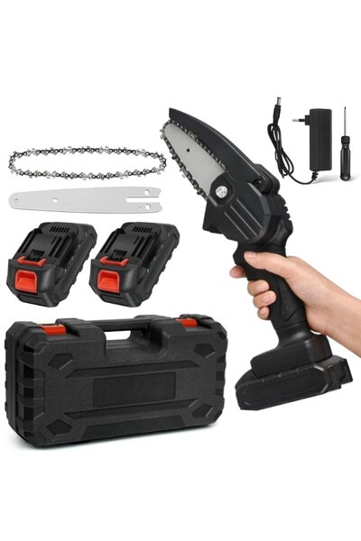 HOZRO Drujba Electrica, Neagra, Cu 2 Acumulatori, Lant si Incarcator