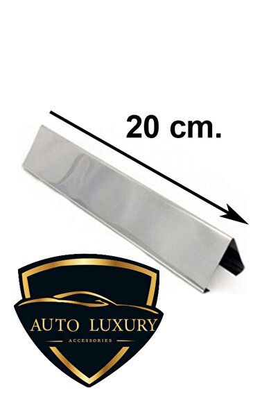 AUTO LUXURY 20 cm. piramit fırfır (4 adet) kamyon tır araba minibüs fırfırı paslanmaz krom