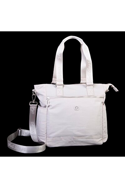 Nas Bag Women's Sports Large Volume Lightweight Shoulder and Crossbody Bag Beige