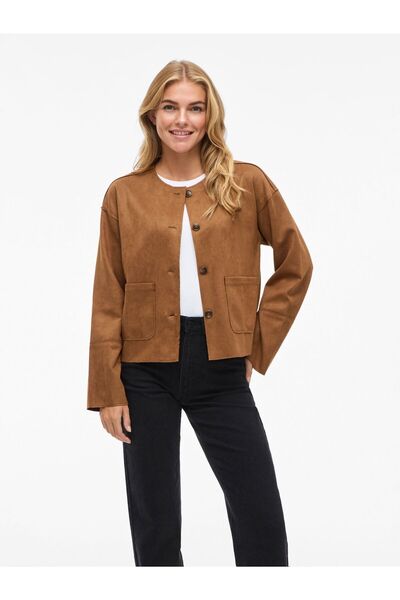 VILA Jacke VIHELA Geknöpfte