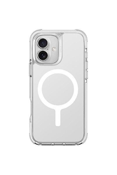 uniq غطاء خلفي لايف برو إكستريم مع ماج سيف لهاتف آيفون 16 - شفاف