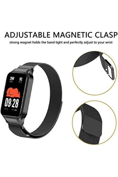 O Ozone Milanese Loop Strap for Xiaomi Redmi Smart Band 2 Rose Gold