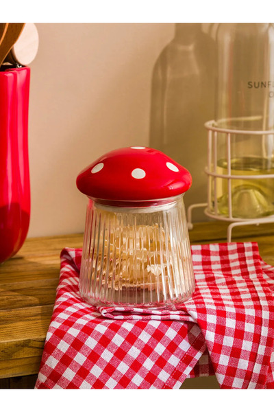 LC Waikiki Lcw Home Colorless Mushroom Figured Storage Container 14 cm