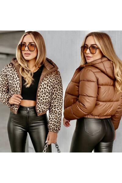 GLAMSI Short reversible jacket with detachable hood
