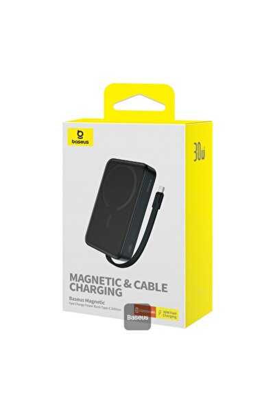 Baseus MAGSAFE 30W 10KmAh POWERBANK-SİYAH