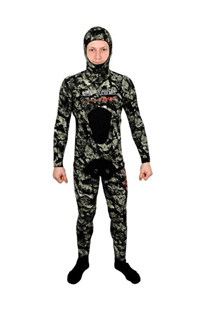 Decathlon Legend Rock Camou 3d 5 mm Dalış Elbisesi Xl