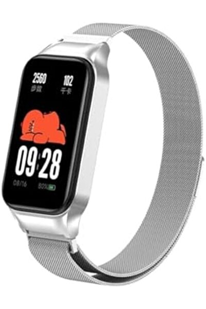 O Ozone Milanese Loop Strap for Xiaomi Redmi Smart Band 2Sliver