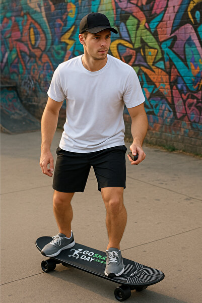 kochler Elektrikli Kaykay H2S-1 – Şehir İçi Ulaşım Aracı, Scooter Alternatifi, 20 km/h, 8 km Menzil