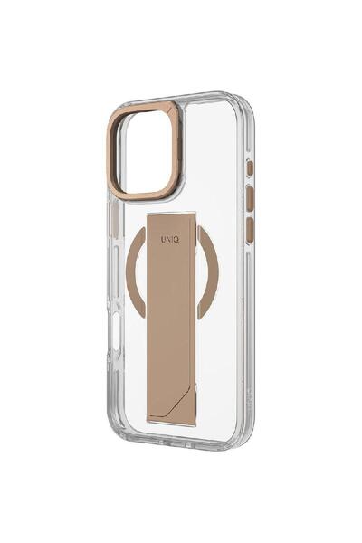 uniq Heldro Max Back Cover Mobile Case with MagSafe for iPhone 16 ProTaupe Gold