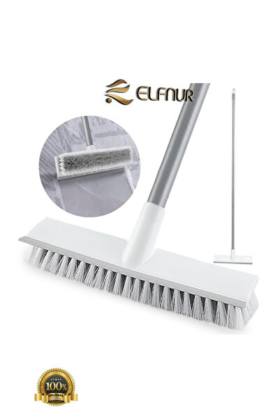 elfnur Oynar Başlıklı Çekpaslı Fırça Yer Fırçası Fayans Fırçası Halı Fırçası Ev Araba Zemin Temizlik