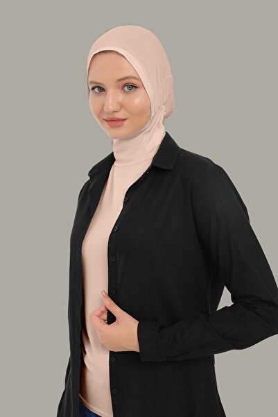 Sonbaharmoda Kadın Uzun Kollu Body Boyunluklu Boneli Tam badi Boğazlı Likralı...