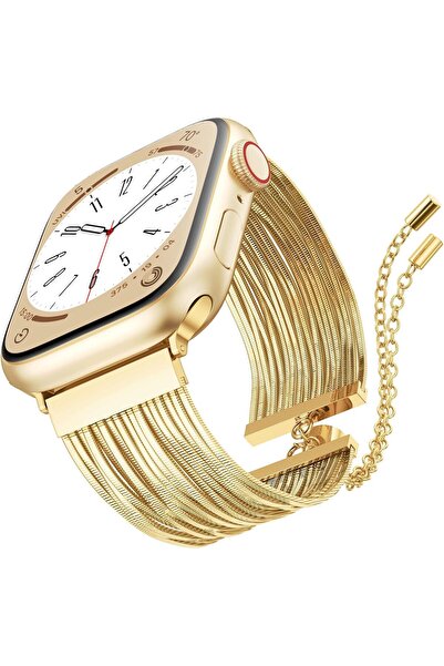 O Ozone سوار من الفولاذ المقاوم للصدأ متوافق مع ساعة Apple Watch