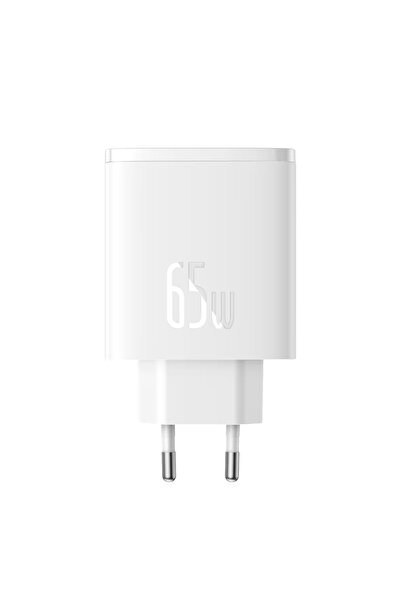 Baseus Cube Pro 65w Beyaz Duvar Şarj Cihazı Çıkış:usb X1, Type-c X2 Hızlı Şarj P10152301213-00