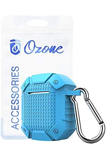 O Ozone حافظة Rugged Series Case لأجهزة AirPods، غطاء متين مقاوم للصدمات مع س...