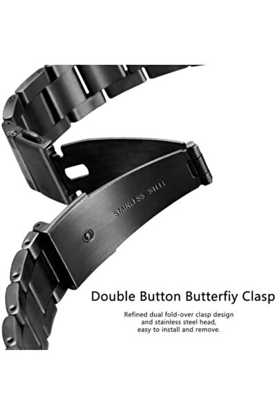 O Ozone Huawei Band 8 | Huawei Band 9 | Stainless Steel Straps | Silver