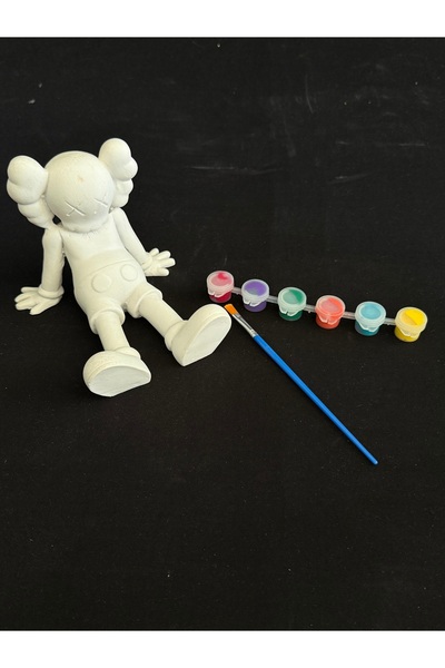 Kaws Yerde Oturan Boyama Kiti Seti