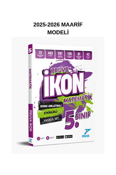 Pruva Akademi 5.SINIF MATEMATİK İKON KONU ANLATIMLI FASİKÜL