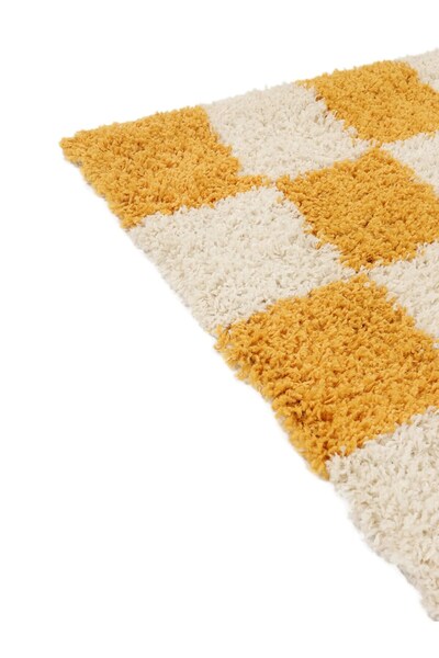 EUROBANO Μοτίβο με πούλιες, αντιολισθητική βάση, πλενόμενη 80x50 cm, μονό οβάλ χαλάκι μπάνιου για νιπτήρα, σκάκι