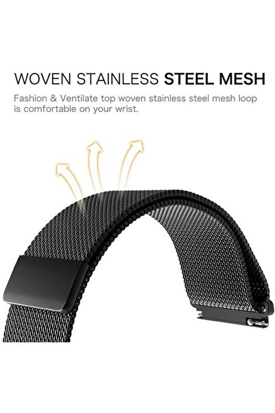 O Ozone Apple Watch Ultra 49mm / 45mm / 44mm / 42mm | Milanese Loop Metal Bands | Gold