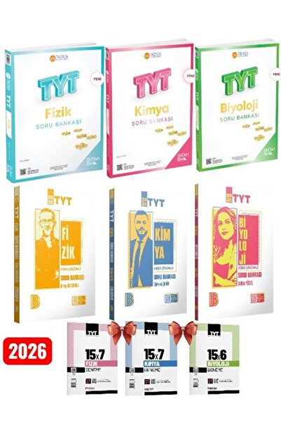 2026 TYT Fizik Kimya Biyololoji Soru Bankası Fen Bilimleri Sayısal -Benim Hocam TYT Soru Bankası