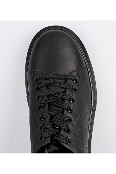 MARCOMEN Ανδρικό sneaker με μοτίβο μονόγραμμα μαύρο