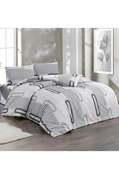 Kristal By Taç Single Duvet Cover Set Ellipse Ranforce Fabric 57 Strands