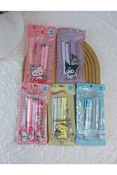 Kidyco.Store Sanrio 2 Yedek Uçlu Stik Silgi ( 1 Adet )