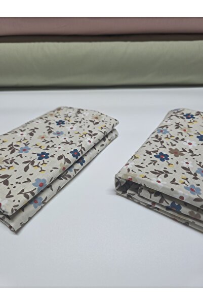 pınarhome collectıon 100% Patterned Fabric Ranforce Covered Pillowcase --50X70Cm--2 Pieces (1 Pair)