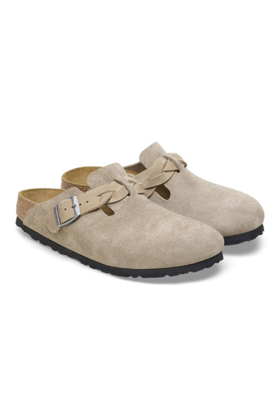 Birkenstock BOSTON VL LEOI BRAIDED Suede oiled - Snikstra