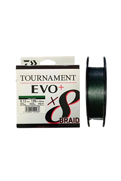 daiwa Tournament EVO+ 135m 0.12mm 8X Dark Green İp Misina