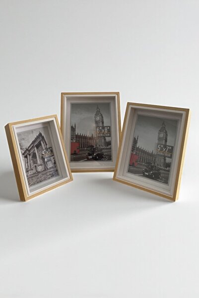 BSP Wooden 3-Piece Picture Frame Picture Size 10×15-13×18-15×20 (with Glass)