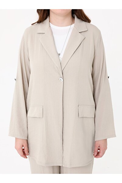 Moda Gazel Takım - Krem - Moda Gazel