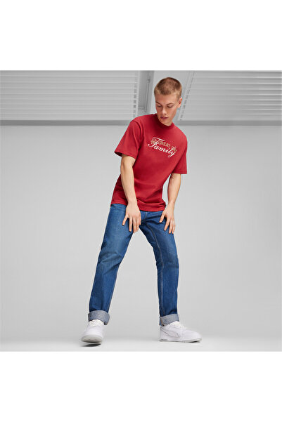 Puma Mens Basketball Nostalgia T-Shirt - Red