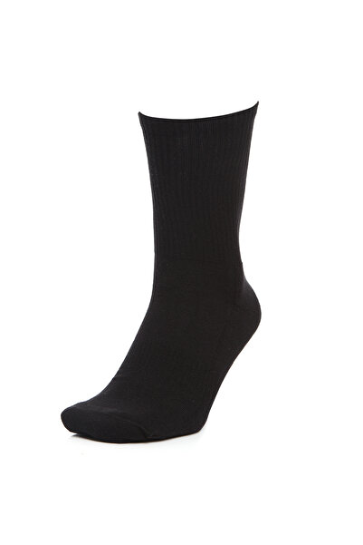 Sportive Nuvola-2 3'lü Unisex Siyah Günlük Stil Çorap 24KUAL19D01-SYH