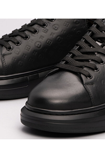 MARCOMEN Ανδρικό sneaker με μοτίβο μονόγραμμα μαύρο