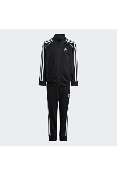 adidas بدلة رياضية Ix7624-c Sst &amp; طقم بدلة رياضية للأطفال باللون الأسود