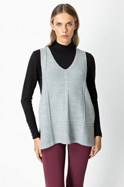 ON V Yaka Kolsuz Süveter