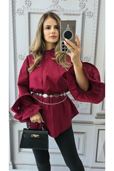 MAXORA SHOP Loose-fitting cotton shirt
