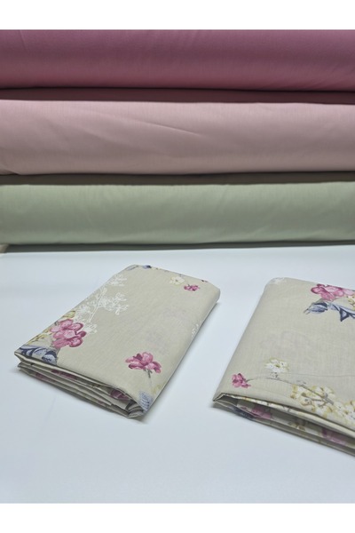 pınarhome collectıon 100% Patterned Fabric Ranforce Covered Pillowcase --50X70Cm--2 Pieces (1 Pair)