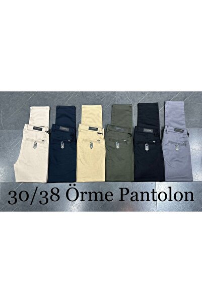 MODA Erkek Pantolon Örme Kumaş Rahat Kesim – Günlük & Casual