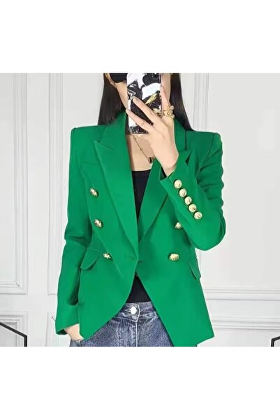 CCCP kadın yeşil çeket