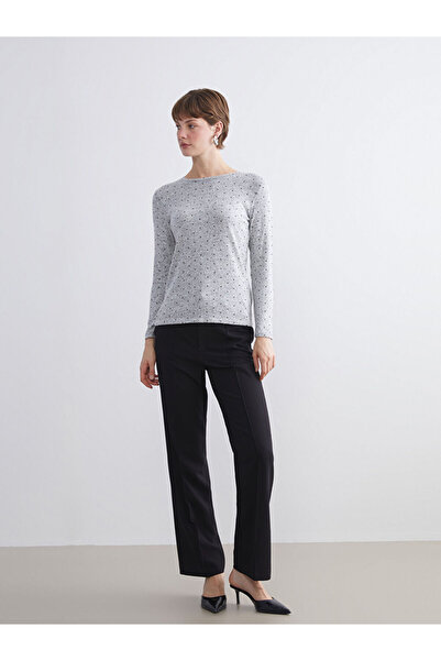 LC Waikiki Блискучі вибори від Shining Store | Жіночий боді з велосипедним коміром і крапками