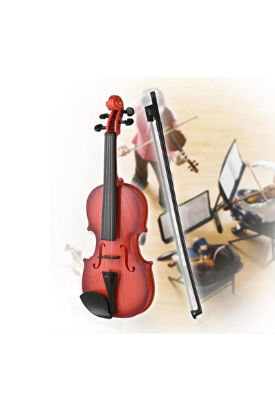 abnturk Oyuncak Enstrüman Keman Kayıt Yapar Sesli Telleri İşlevli 44x14 Ebat....