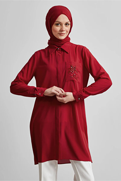 Alvina Boncuk Baskılı Tunik